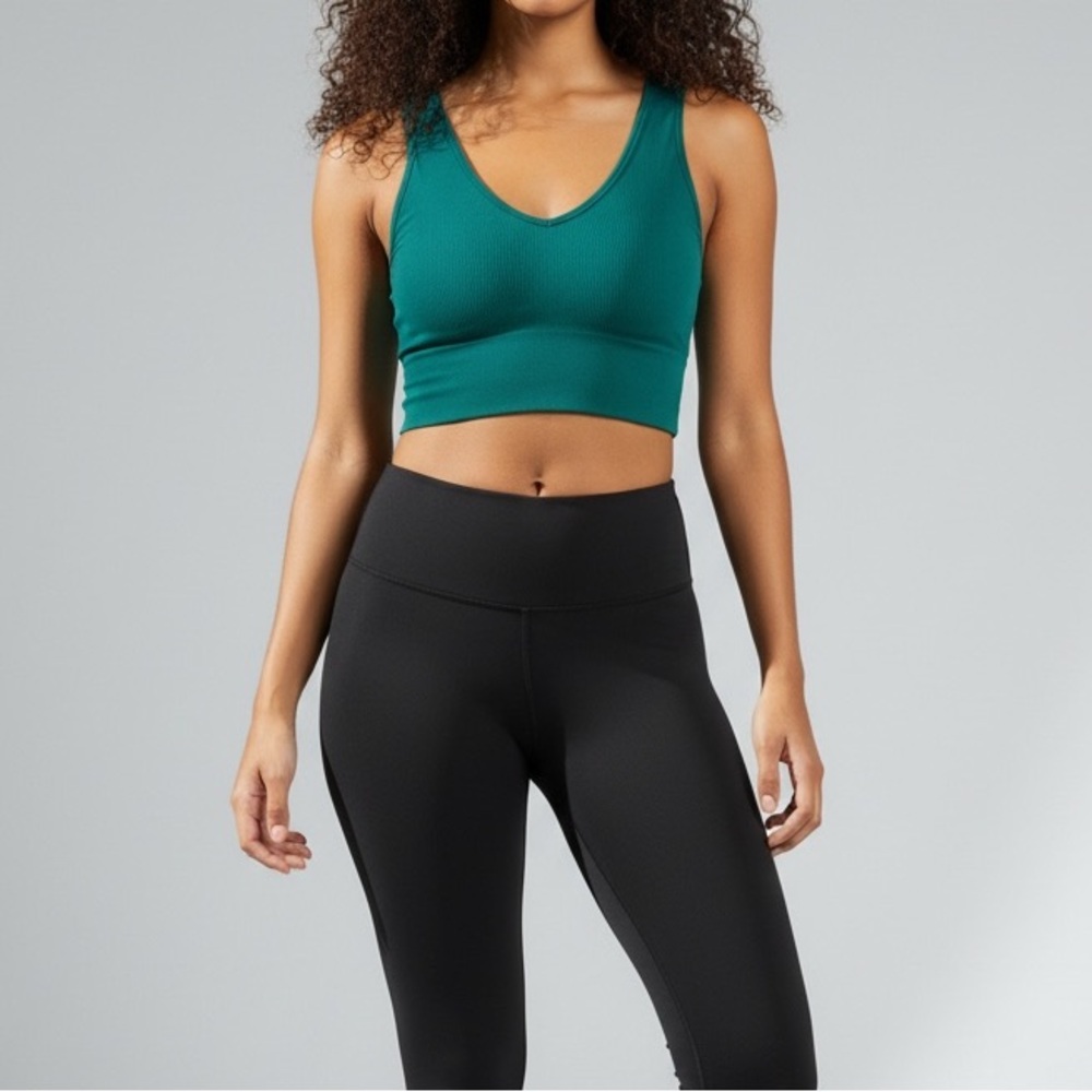 Athleta Auroa Seamless Crop Rib Tank